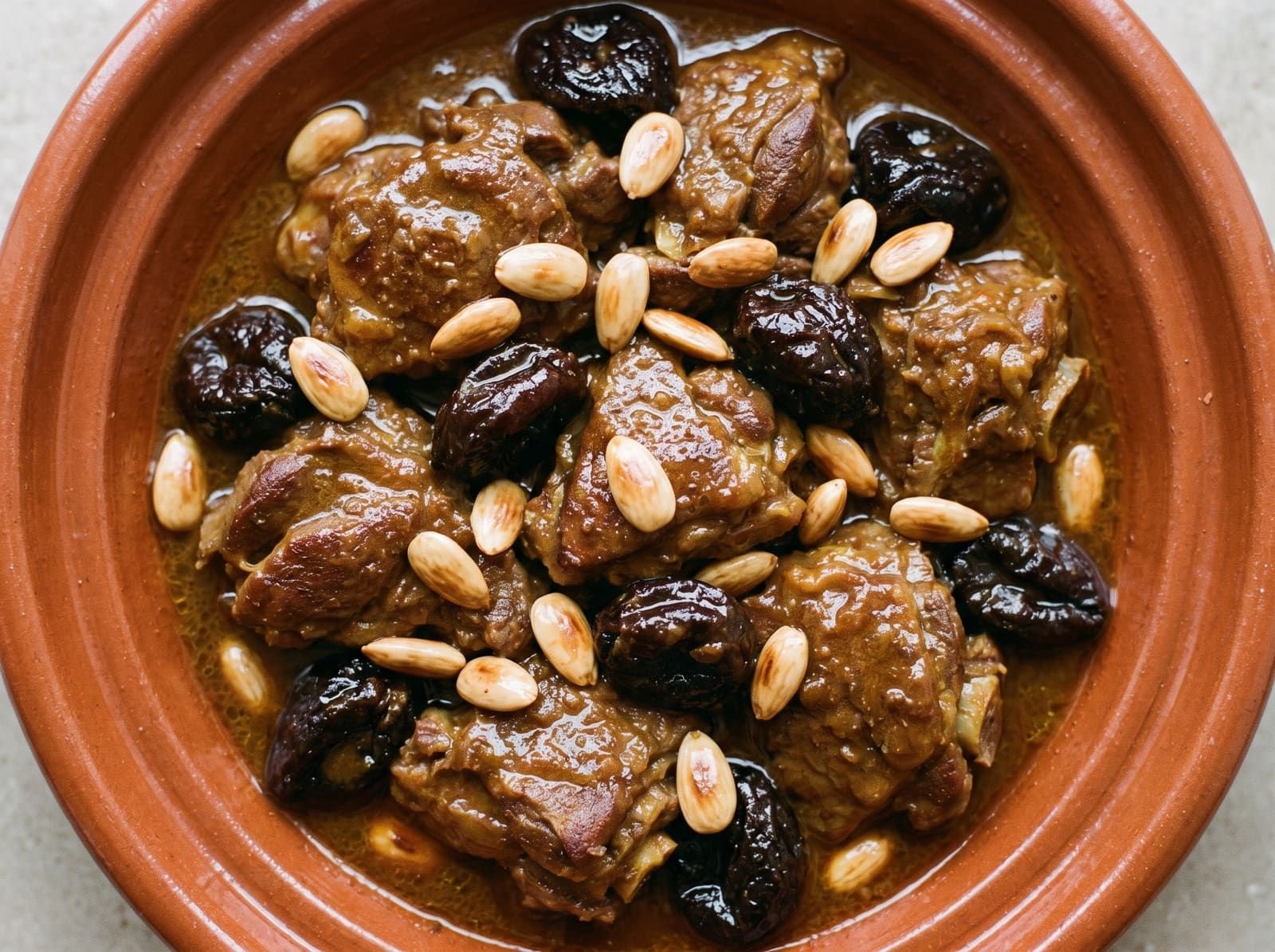 Tajine d'agneau aux pruneaux